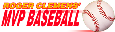 Roger Clemens' MVP Baseball logo for NES